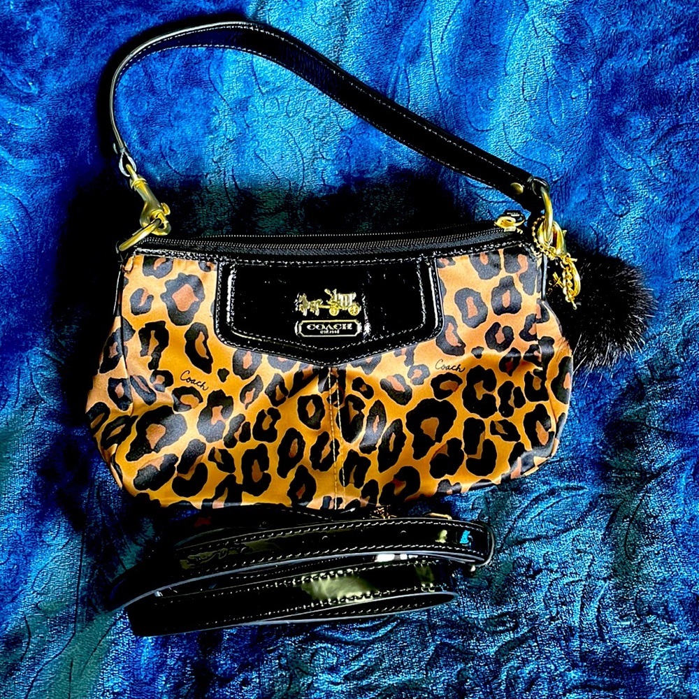 Cheetah print JLO coach purse